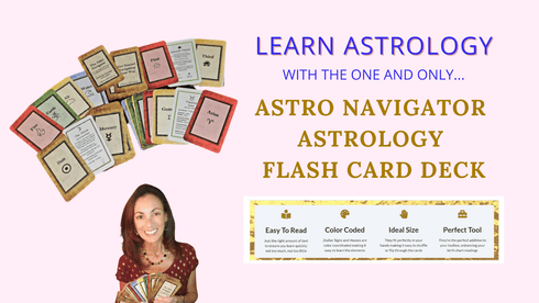 Astro Navigator Astrology Flash Cards